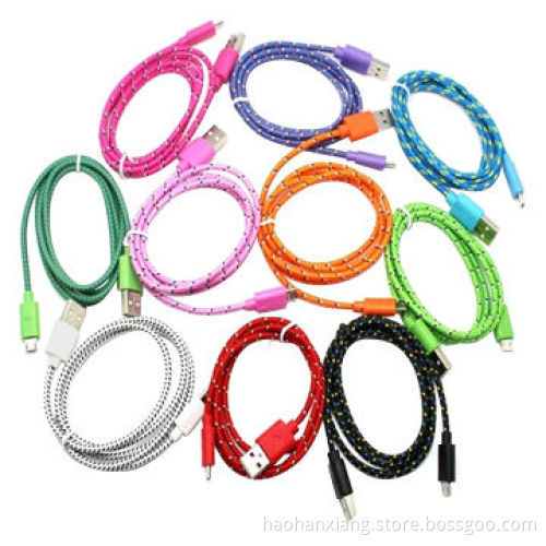Mobile data braided wire for Samsung mobile phone